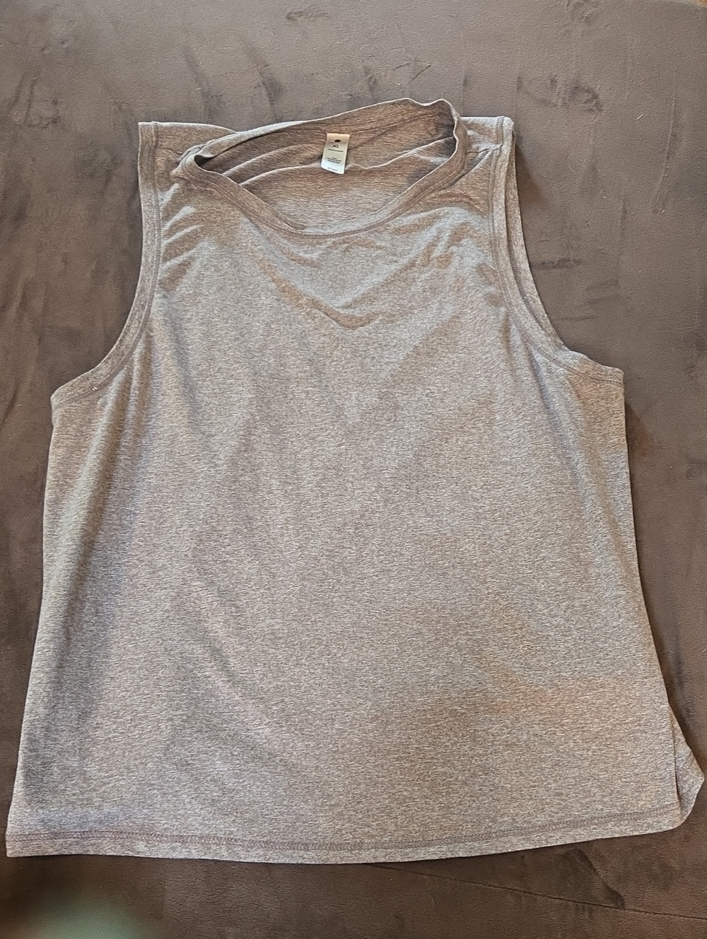 Yogalicious Heather Gray Women's Athletic Tank Top